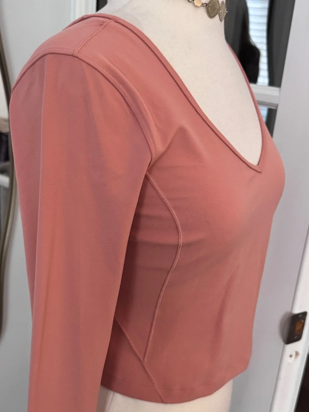 Lululemon Align Long Sleeve Top in Pink Savannah